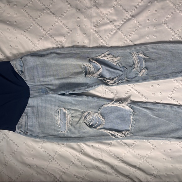 Pinkblush Other - Maternity Distressed Light Blue Jeans